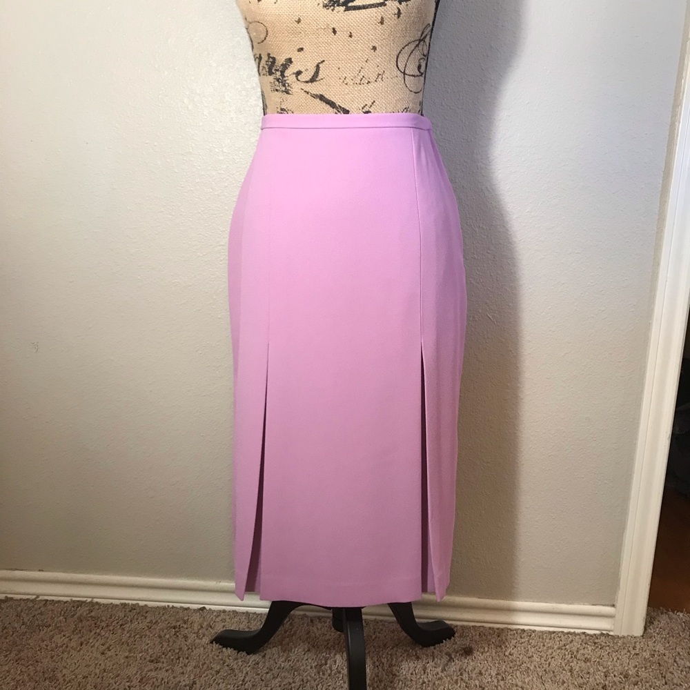 Karen Scott lilac skirt